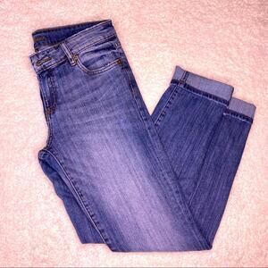 KUT Catherine Boyfriend Destructive Blue Jeans 2